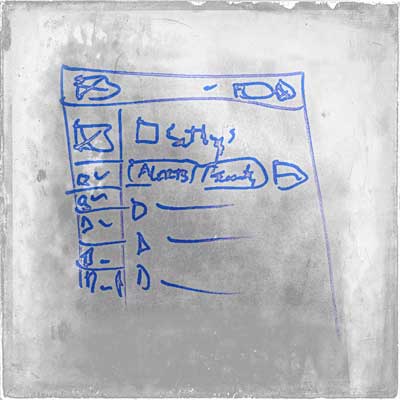 Smart Garage - Sketch of Dashboard Settings