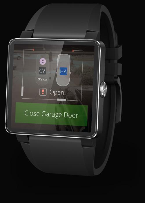 Smart Garage - Open Alert on Smartwatch