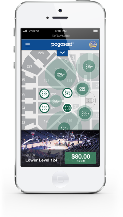 Pogoseat App - Map